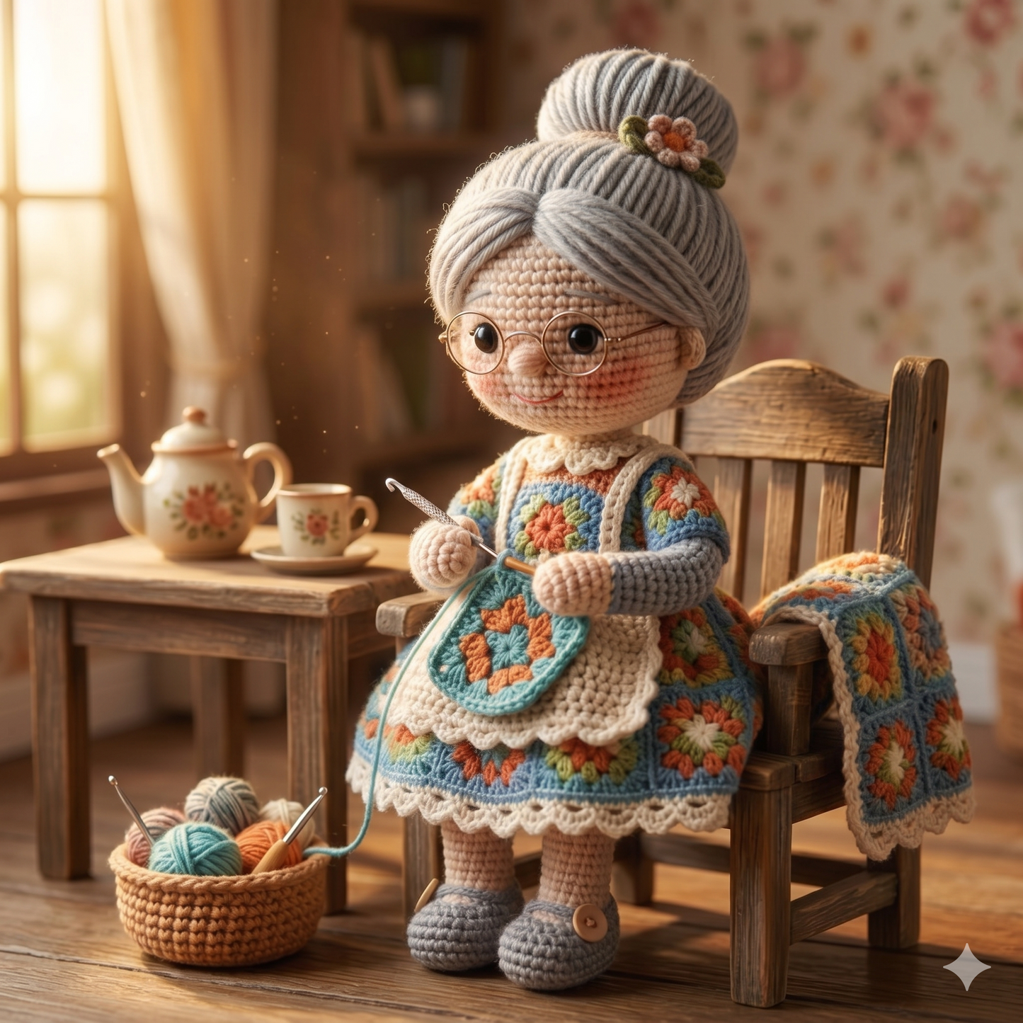 Granny Amigurumi Crochet Pattern β Grandma Doll PDF Tutorial